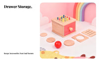 Child-Centered Inspired Object Permanence Box Hand-Eye Coordination Infant Fine Movement Skill Toy Screen-without Screens Entertainment