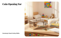 secure closureing Coin Bank combination secure closure secure closure currency Box Portable for Office, Vendors, Teens