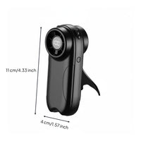 Mini Fan Lightweight High Speed Digital Display Long Enduring Portable Air Climate Control for Journeyers, Commuters, Desktop, Office