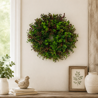 Artificial Wreath All Year Round, Eucalyptus Wreath 30-100cm, Door Decoration For Front Door And Outdoor Area, Nordic Summer Wreath