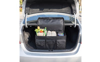 Car Trunk Organizer with Lid Foldable Car Trunk Organizer Foldable Storage Box with Lid for Drivers, Commuters
