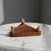 Solid Wood Autograph Ball Display Case Multi-Sport Use Wooden Ball Display Stand Minimalist Design Polished Surface for Collectors, Living Room, Office, Bedroom