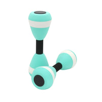 Water Dumbbells Easy-Grip Water Aerobics Dumbbells Lightweight Fitness Barbells for Swimmers, Seniors