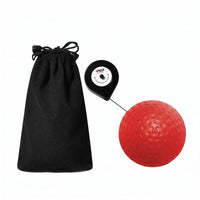 Retractable Cord Head Stability Practice Ball Storage Bag Strike Accuracy Practice Ball Corded Sports Gear