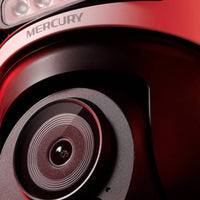 Two-Way Voice Outdoor Camera with Wall-Mount Bracket Waterproof Dual Lens Security Camera Power over Ethernet Weatherproof for Homeowners