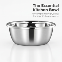 Stainless Steel Mixing Bowls, 304 Stainless Steel Nesting Bowls, Versatile Culinary Bowls, Steel Mixing Bowls for Fruit Washing