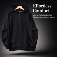 Hoodies for Women UK Zip Up Hoodie with Long Sleeves, Hooded Cardigan for Spring and Autumn, Plus Size Jacket in Extended Sizes