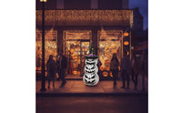 Inflatable Inflatable Pumpkin with Witch Hat Outdoor Halloween Inflatable Pumpkin Self-Inflating Yard Decoration Giant for Homeowners, Storefronts, Lawn, Porch