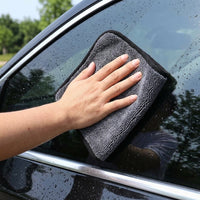 500 GSM Car Drying Towel with Twisted Loop Microfibre, High Absorbency Microfiber Cloths for Detailing, 40x60cm Single-Layer Towel