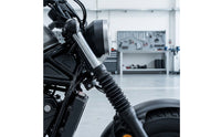 Motorcycle Front Fork Boot Rubber Fork Dust Boots with Clamps Guard Sleeves for Motorcyclists, Riders