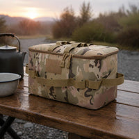 Camp Kitchen Organizer Zippered Cookware Organizer Bag Rectangular