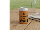PU Leather Can Sleeve Anti-Drop Insulated Bottle Holder Neoprene Drink Insulator for Parties, Cookouts