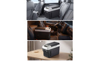 Dual-SystemCore Car Refrigerator 12V Portable Cooler Compact Refrigerator with Digital Control 24V for Campers, Travelers, Commuters, Camping, Road Trips, Rv