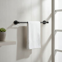 Modern Wall-Mounted Towel Bar Rustproof Towel Bar Rustrust-Resistant Hardware Easy to Install for Bathroom