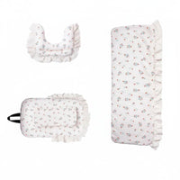 3 Pieces Pet Carriage Pad Anti Pet Carriage Liner Soft Padded Strollers Cover Guard