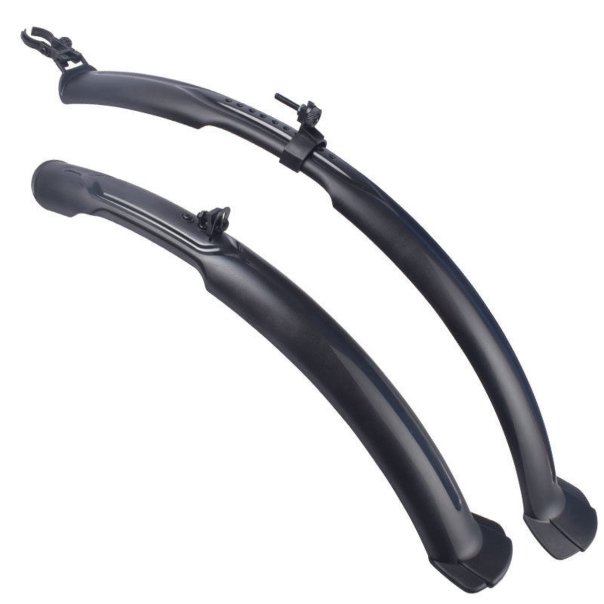 Full Coverage Front and Rear Mudguard Set Curved Mountain Bike Mudguard Long-Lasting Extended Cycle Mudguards Stable for Cyclists, Commuters, Daily Commuting