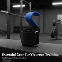 Weightlifting Hook Sturdy Duty Lifting Grip Hook Weight Lifting Grips Adjustable Fit Wrist Grips Ergonomic Design for Deadlifts