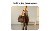 Fitness Carryall Bag Lightweight Women's Fitness Shoulder Bag Large Capacity Nylon Tote for Dancers, Gym, Travel, Daily Commute