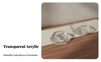 Acrylic Display Stand Minimalist Sphere Stand Versatile Ball Base for Shop Owners, Collectors, Showroom, Commerce Show, Office