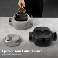Espresso Knock Box Multifunctional Coffee Tamping Station Espresso Tamping Station Non-Slip Base for Home Baristas