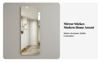 HD Reflection Self Acrylic Mirror High-Clarity Acrylic Full Body Mirror Lightweight Shatterproof for Renters, Students, Kids, Dorm Room, Closet Door