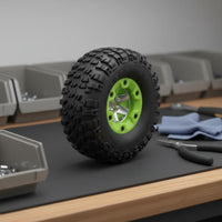 2 Pieces 12427 Replacement Tire Easy to Install RC Replacement Tires Abrasion Resistant remoted Control Truck Tire for Outdoor