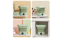 Foldable Washing Machine Small Mini Washing Machine Portable Washer Water-Resistant for Travelers, Travel, Dorm Rooms