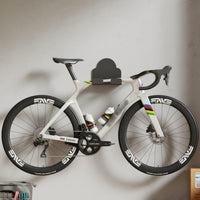Easy to Install Wall-Mounted Cycle Bracket with Shelf Indoor Cycle Storage Bracket Heavy-Duty Bike Wall Hanger Secure for Apartment