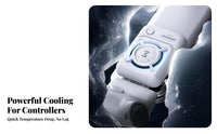 3-Speed Adjustable Stretchable Handle Cooler Lightweight Air-Cooled Phone Cooler Quiet Operation for Gamers, Travel, Movie Watching, Home