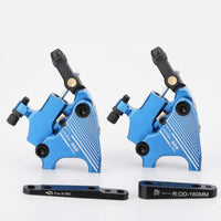 CNC-Machined Flat Mount Disc Brake Caliper Lightweight Hydraulic Disc Brake Caliper Smooth Hardware Quiet for Commuters