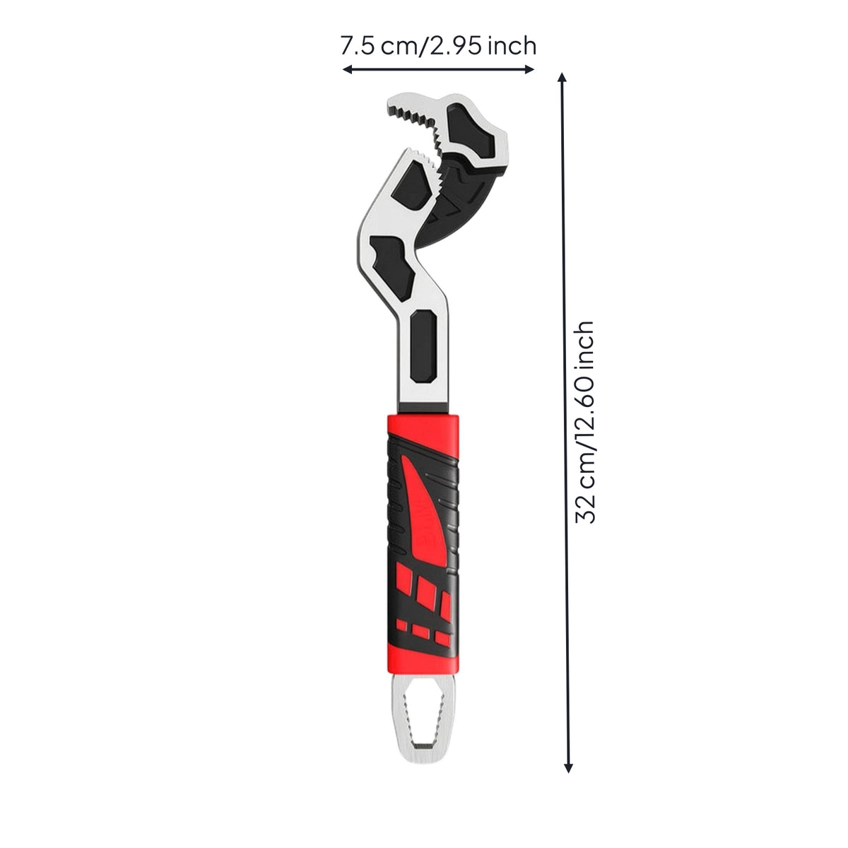 Self Locking Wrench High Carbon Steel Multifunction Wrench Heavy Duty Spanner for Mechanics, Plumbing
