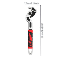 Self Locking Wrench High Carbon Steel Multifunction Wrench Heavy Duty Spanner for Mechanics, Plumbing