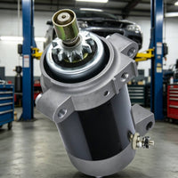 Starter Motor with Geared Drive Shaft Direct Replacement Marine Starter Motor  for Boat Owners
