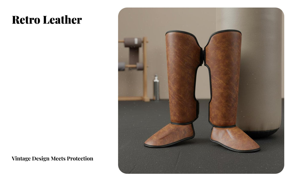 Thickened Protection Muay Thai Shin Guards Force Resistant Shin Instep Guards Shock Absorption for Kickboxers, Kids, Competition, Gym, Dojo