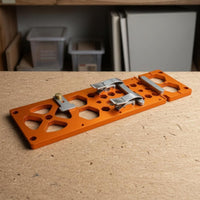 Right-Angle Guide Plate Clamping Buckles Power Tool Accessory Anodized Orange