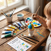 Easter Painting Egg Ready to Paint DIY Decorative Egg Smooth Surface Holiday Decoration for Kids, Children, Classroom Activities, Art Class