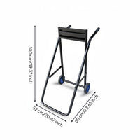 Outboard Trolley Two Wheeled Outboard Motor Steel Stand Construction Boat Motor Display Stand Storage