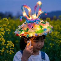 DIY Easter Bonnet Kit All Materials Included Easter Bonnet Making Kit Family Activity Children's Holiday Headwear Set for Kids, Parents, School Crafts