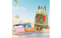 Waterproof Swim Backpack Separate Compartments Pool Gear Backpack Adjustable Straps Sports Carrier Transparent Pocket