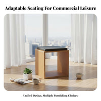 Dining Booth and Chair Set Korean-Inspired Aesthetic Cafe Furniture Minimalist Design Commercial Grade for Dessert Parlors