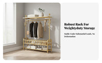 unrestrictedstanding Rolling Garment Rack with Shelf Minimalist Design Clothes Rail Easy Assembly Clothing Organizer sturdy Duty for Homeowners, Students, Renters, Balcony, Dorm Room, Entryway