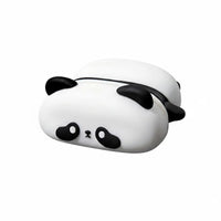 Panda Earphone Case, Cartoon Nature-Inspired Design, PVC, Compatible with AirPods Pro 2, AirPods 3, AirPods 4
