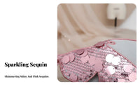 Sequined Sequin Butterfly Applique Shiny Sequins Embroidered Butterfly Applique Shimmering for Crafters, Teens, Bag Customization