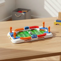 Compact Football Board Game with Flippers Portable Tabletop Football Game Manual Soccer Toy Family for Families