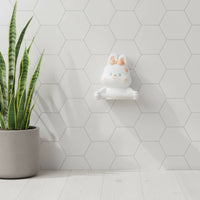Decorative Cartoon Panda Toilet Paper Holder Long-Lasting Cartoon Roll Paper Holder Multi-Purpose Wall Mounted Creature Tissue Rack Original Design for Kitchen, Restaurant