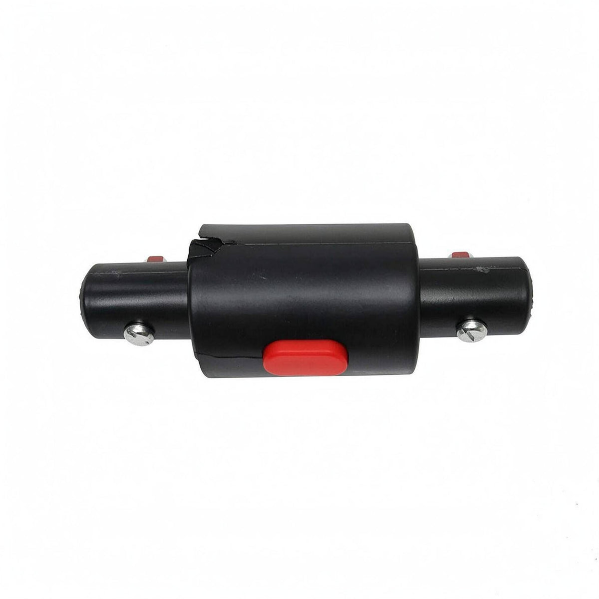 Red Release Button Tricycle Seat Lock Clamp-Style Stroller Seat Lock Silver Screws Locking Connector Molded