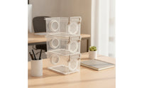 Rearing Box Component with Mesh Transparent Hatchery Box Container Desktop-Sized Breathable for Breeders, Indoor Setups, Sorting