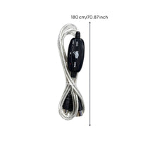 USB to MIDI Cable Builtpre-Installed Driver USB MIDI Adapter Inline for Studio