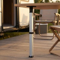 Adjustable RV Table Support Aluminum Alloy Adjustable Height Table Leg for Recreational Vehicle Owners