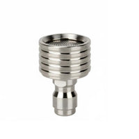 Multi-Purpose 1/4 Inch Quick Connect Nozzle Gentle Irrigation Pressure Washer Shower Head Easy to Install for Gardeners, Garden Watering